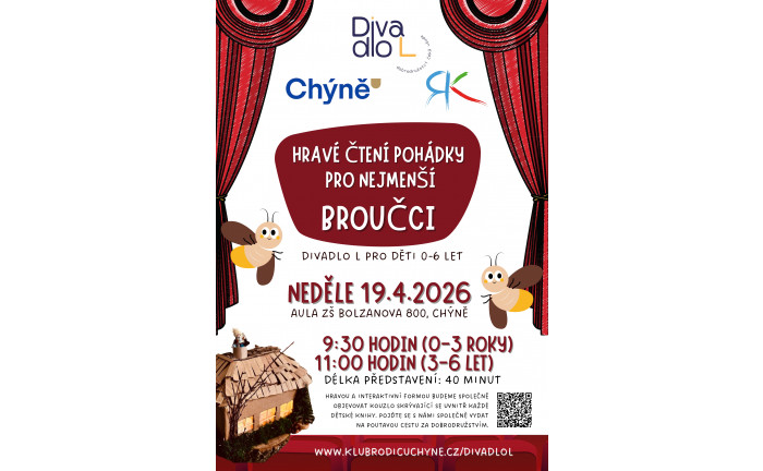 Hravé čtení pohádky pro nejmenší - Broučci